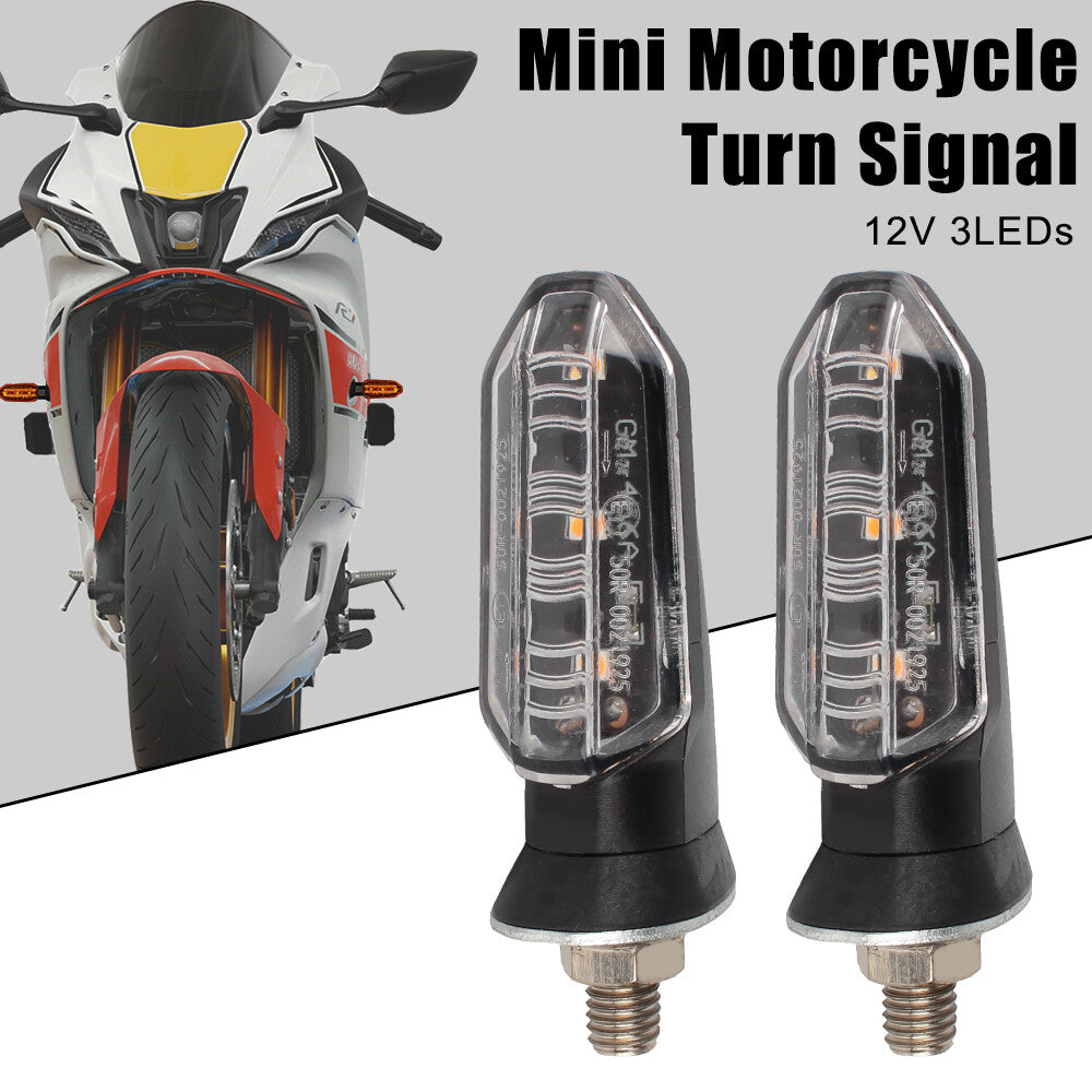 2 Motorcycle Turn Signal Flashing Light Indicator for Honda for Yamaha Haha Lei