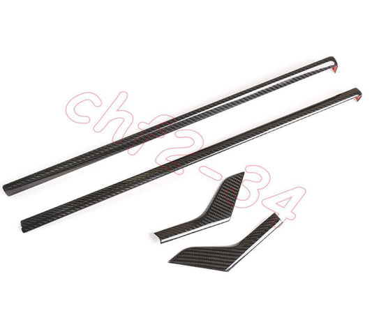 for Porsche 911 992 19-2023 Dry Carbon fiber Inner Door Armrest Decor Cover Trim