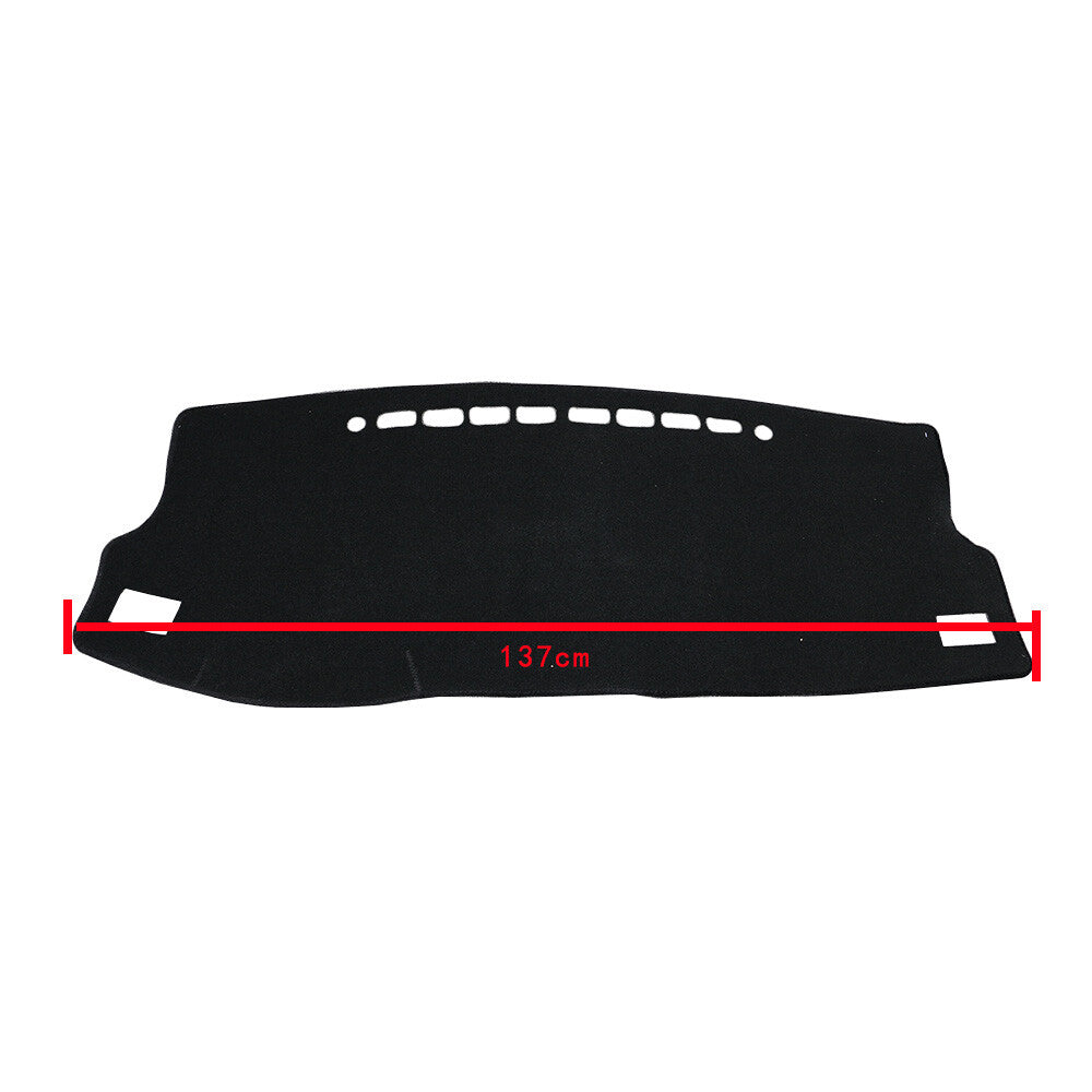 for Toyota for Corolla Black LHD Car Dashboard Carpet Sun Cover Mat 2014-2017