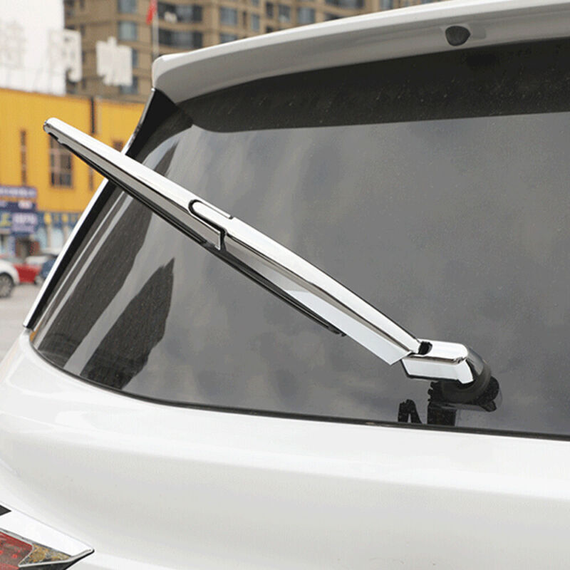 for Toyota for Sienna 2021-2024 Chrome Look Rear Window Rain Wiper Cover Trim Silver