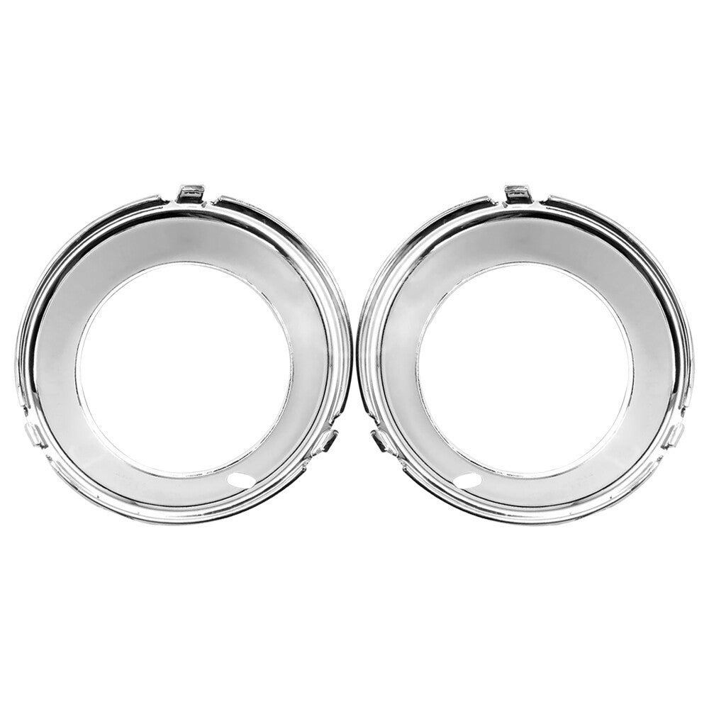 2Pcs Front Fog Lamp Cover Bezel Chrome Left Right For 2008-2011 W204 C63 AMG