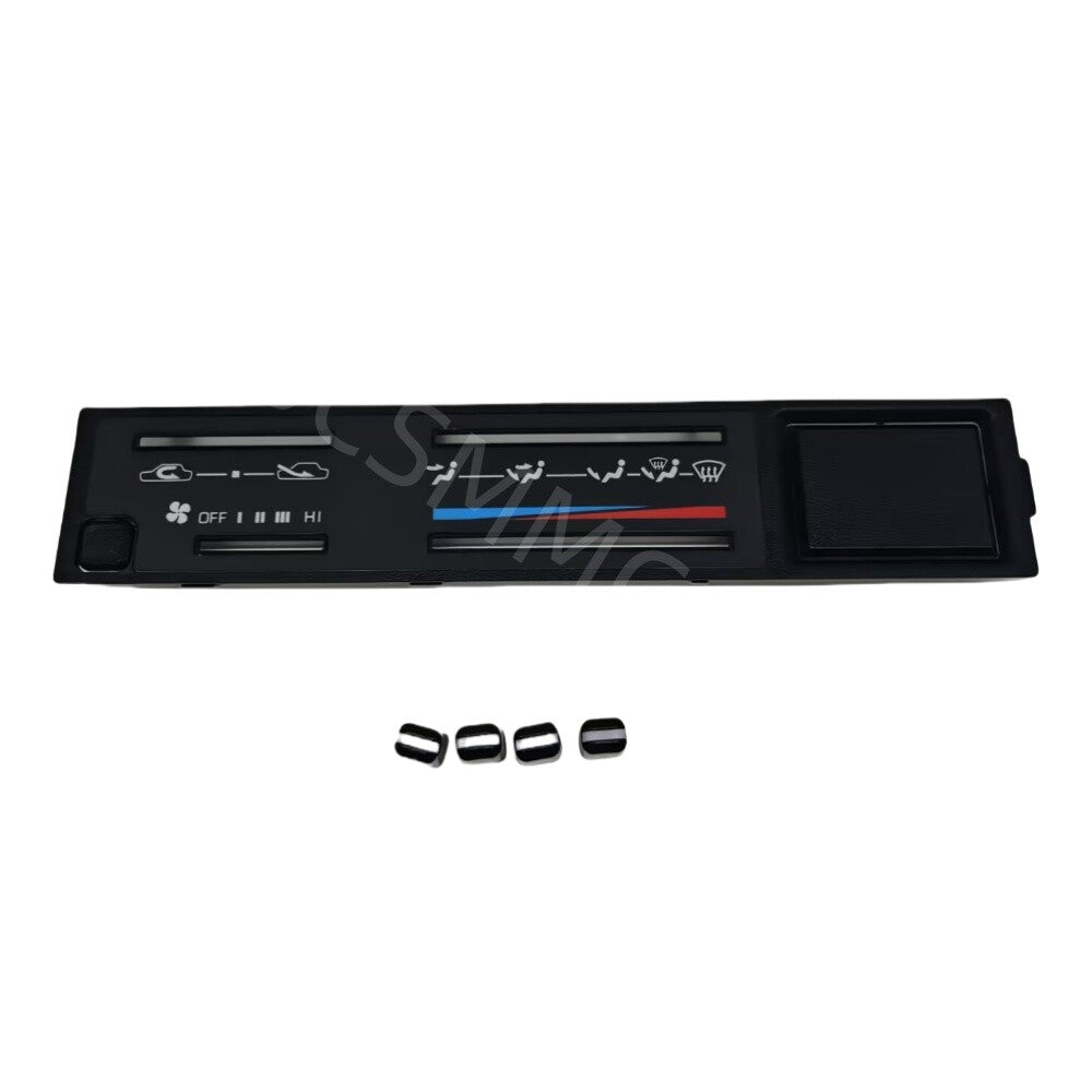 Fit For 1984-1988 for Toyota Pickup A/C Heater Climate Control Faceplate W/4Knobs