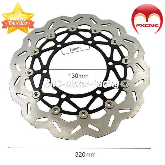 320mm enlarged front brake disc rotor NINJA250R 2008-2010 2011 2012 Applicable to for Kawasaki