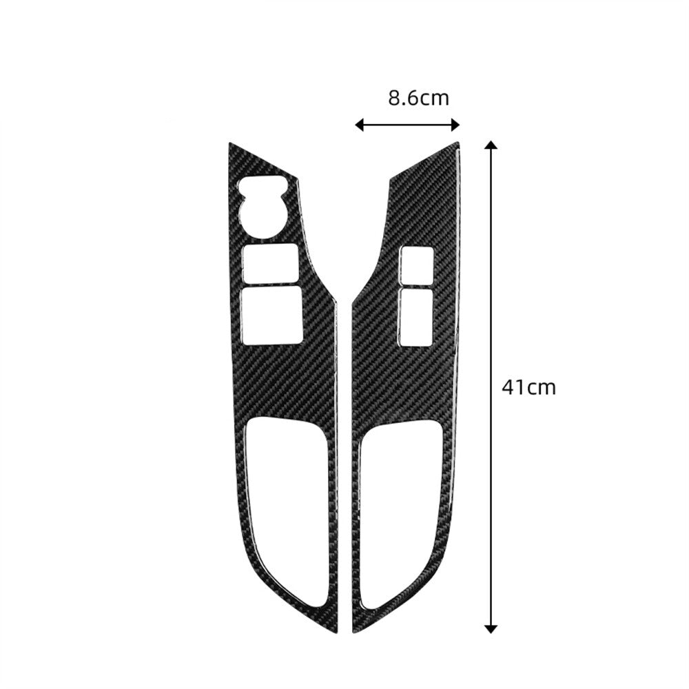 Carbon Fiber Window Lift Switch Button Trim for Honda Accord 2013-17 Accessories