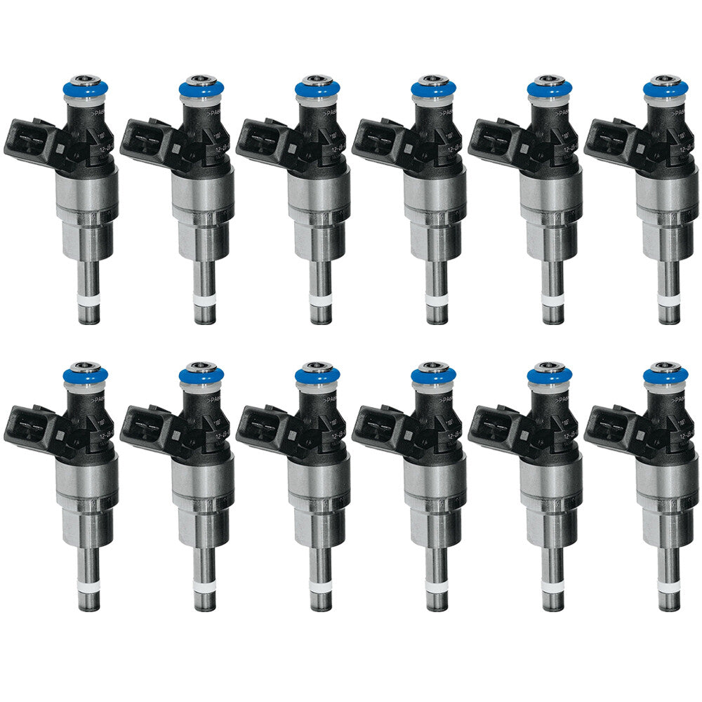 for BMW E65 66 760i 760Li 62811 Set of 12 Fuel Injectors GDI 0261500008
