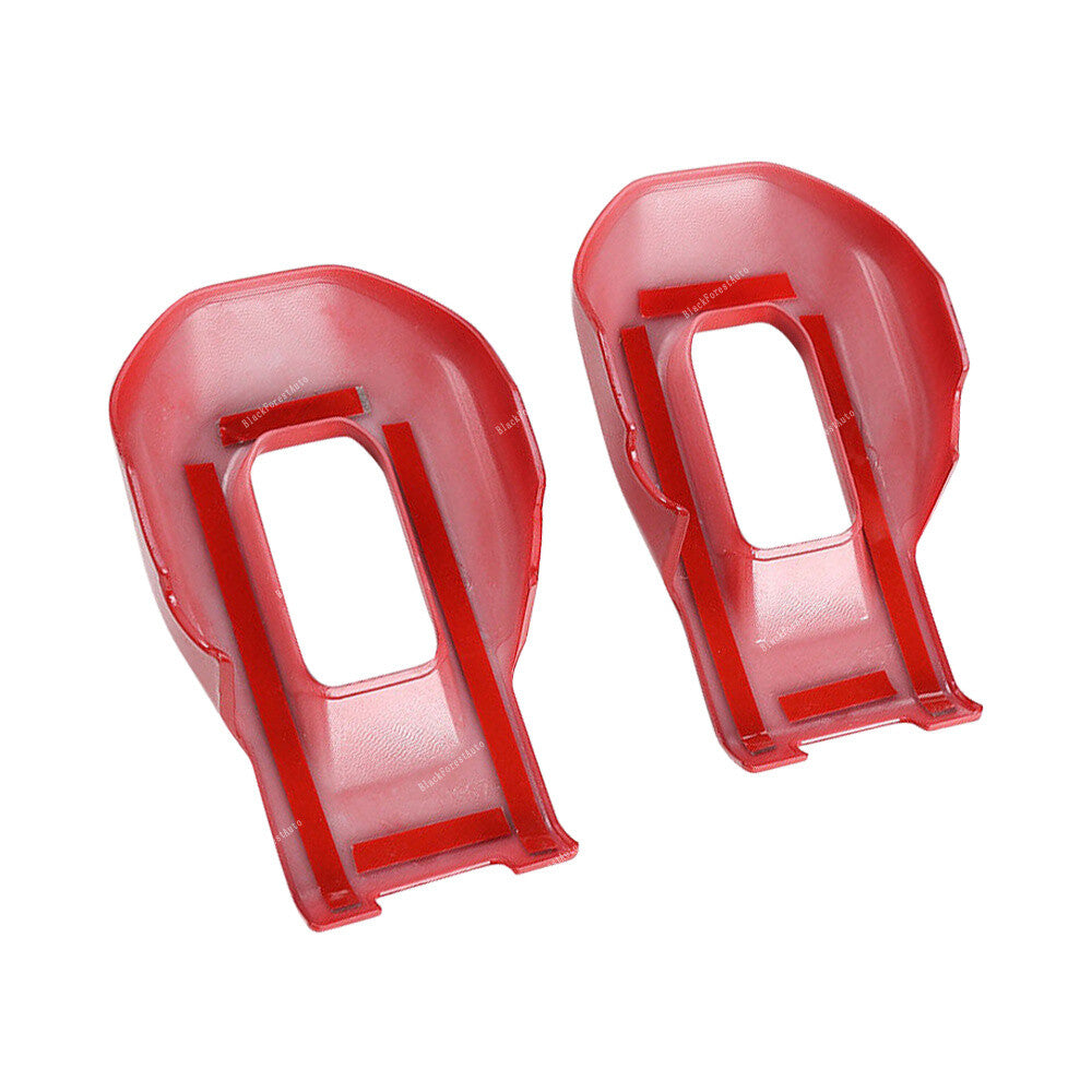 2X For 18-21 for Jeep for Wrangler JL Gladiator JT Hood Lock Latch Buckle Cover Trim Red