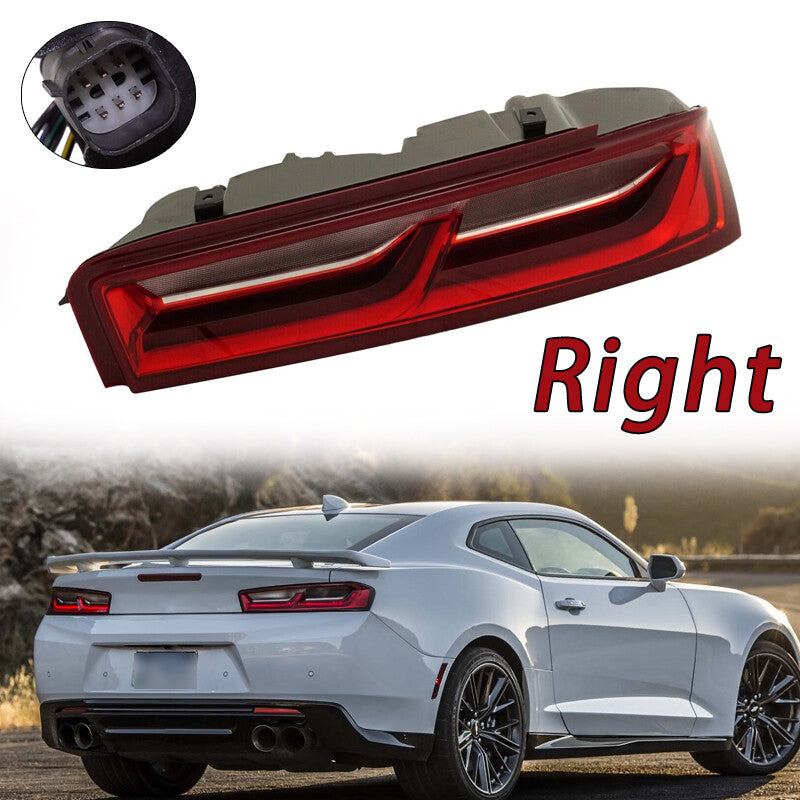 One right LED taillight is available on the passenger side of the 2016-2018 for Chevrolet Camaro.