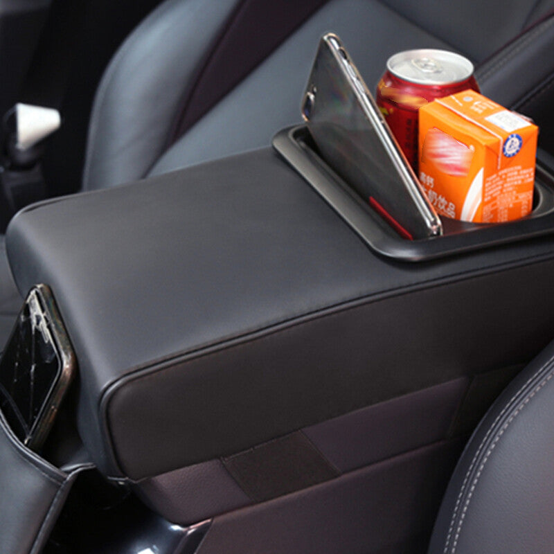 Car center console cover elbow support armrest pad cup holder bag (1 piece)