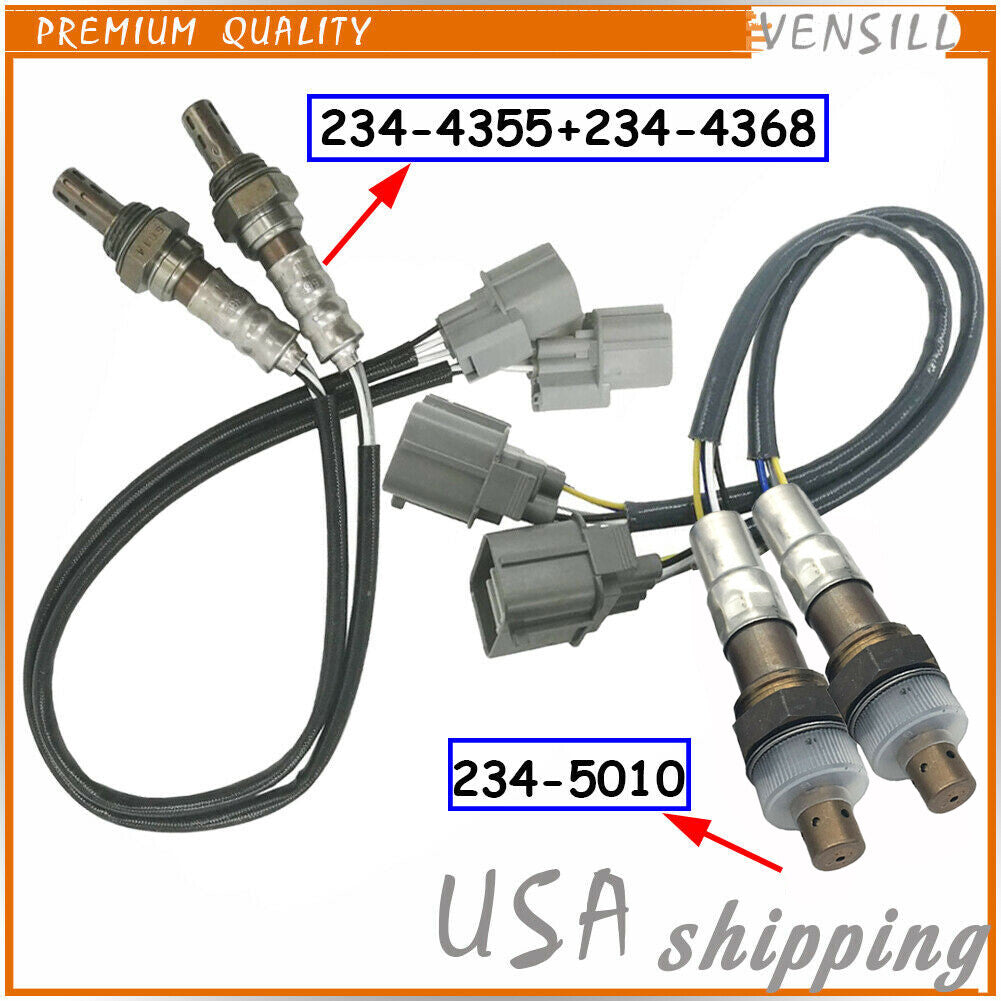 Set of 4X Oxygen Sensor for Acura MDX RL TL for Honda Accord Odyssey Pilot 3.0L 3.5L
