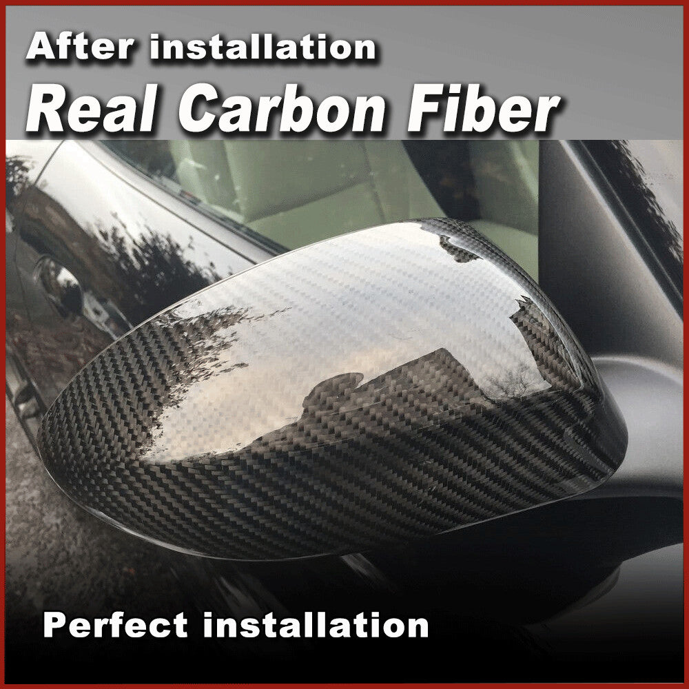 Fit for BMW E85 Z4 2002-2008 REAL Carbon Side Rearview Mirror Covers Caps Add-On