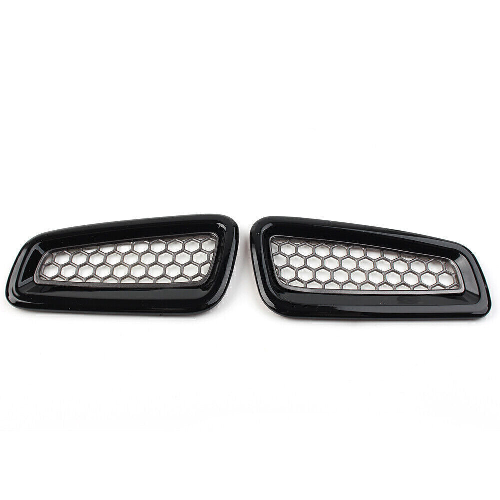 2x Black Honeycomb Inner Dash Side Air Vent Cover for Honda for Civic 11th 2022 Up