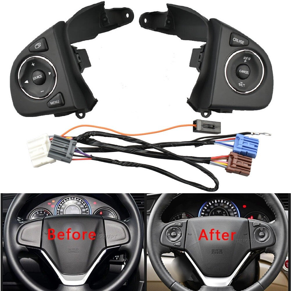 for Honda CRV Fit XRV 2012-2018 Steering Wheel Multifunction Control Switch