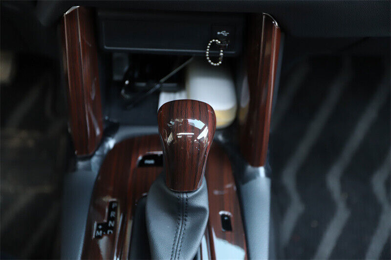 for Toyota for Corolla Cross 22-24 1X Peach Wood Look Car Gear Shift Knob Cover Trim