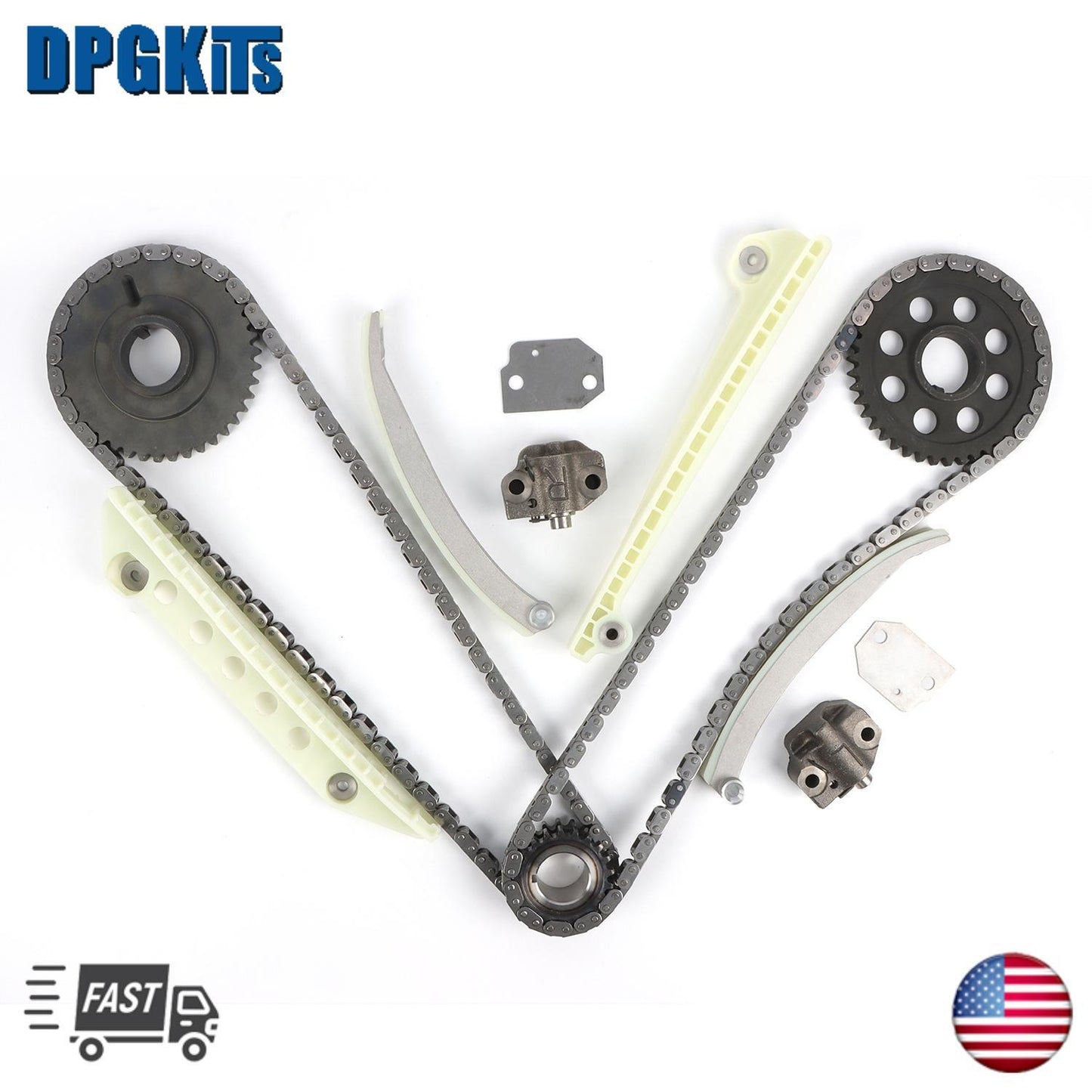 Timing Chain Kit for 1997-2010 for Ford F-150 Explorer Expedition 4.6L SOHC VIN 6 W