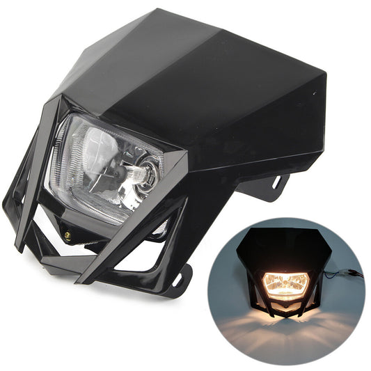 Frontscheinwerfer Verkleidung f¨¹r for Kawasaki KLX XR CRF DRZ RMZ for Yamaha Schwarz
