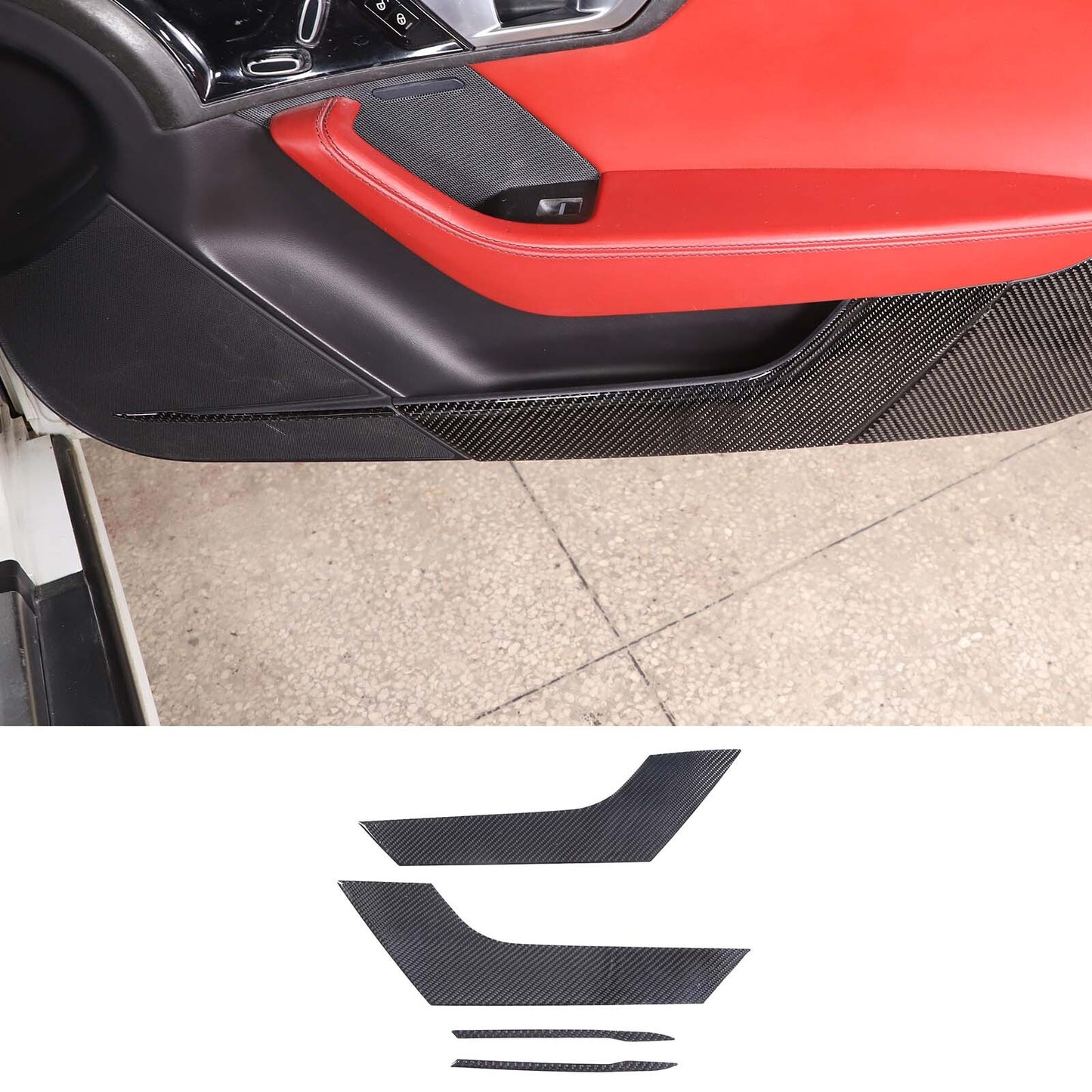 2-Pack Carbon Fiber ABS Rearview Mirror Protectors for Sub@ru Outback 2022