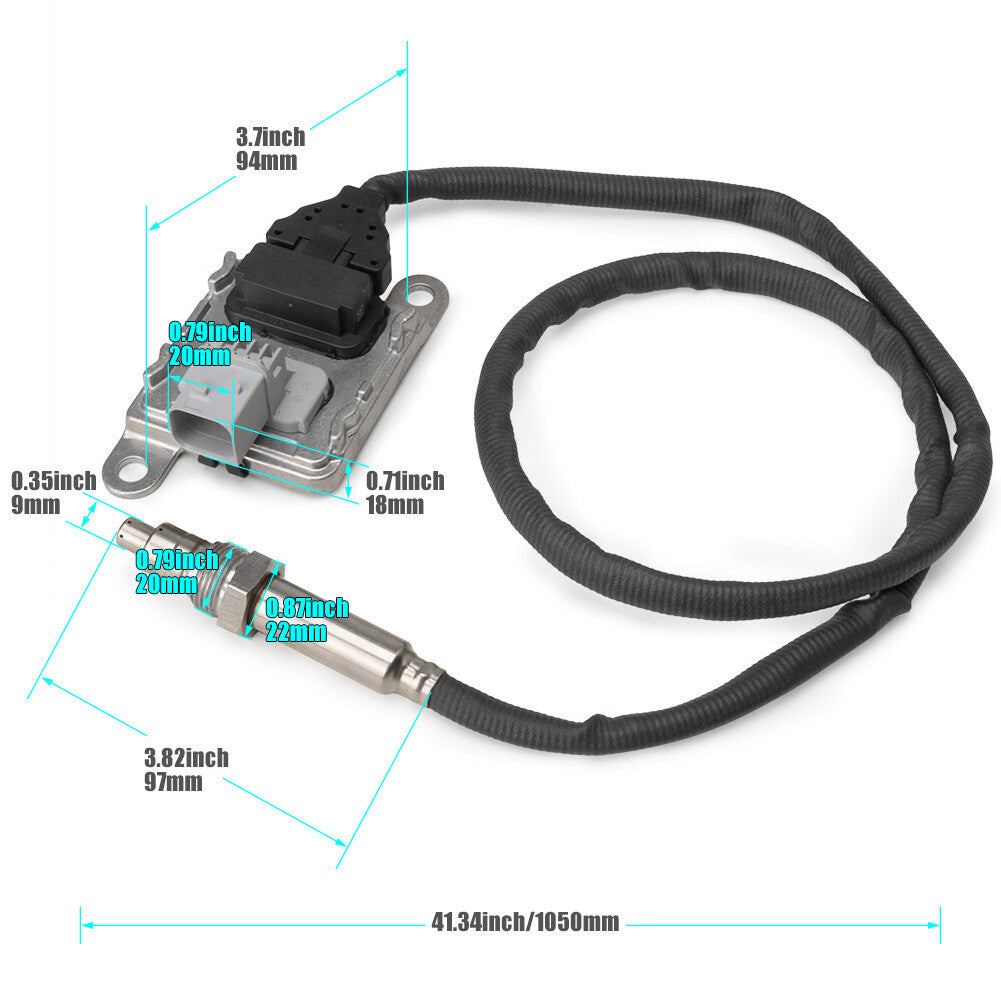 Nox sensor for Dodge for Ram 2500 3500 4500 5500 6.7L 2013-2017 68210084AA 5WK96742B