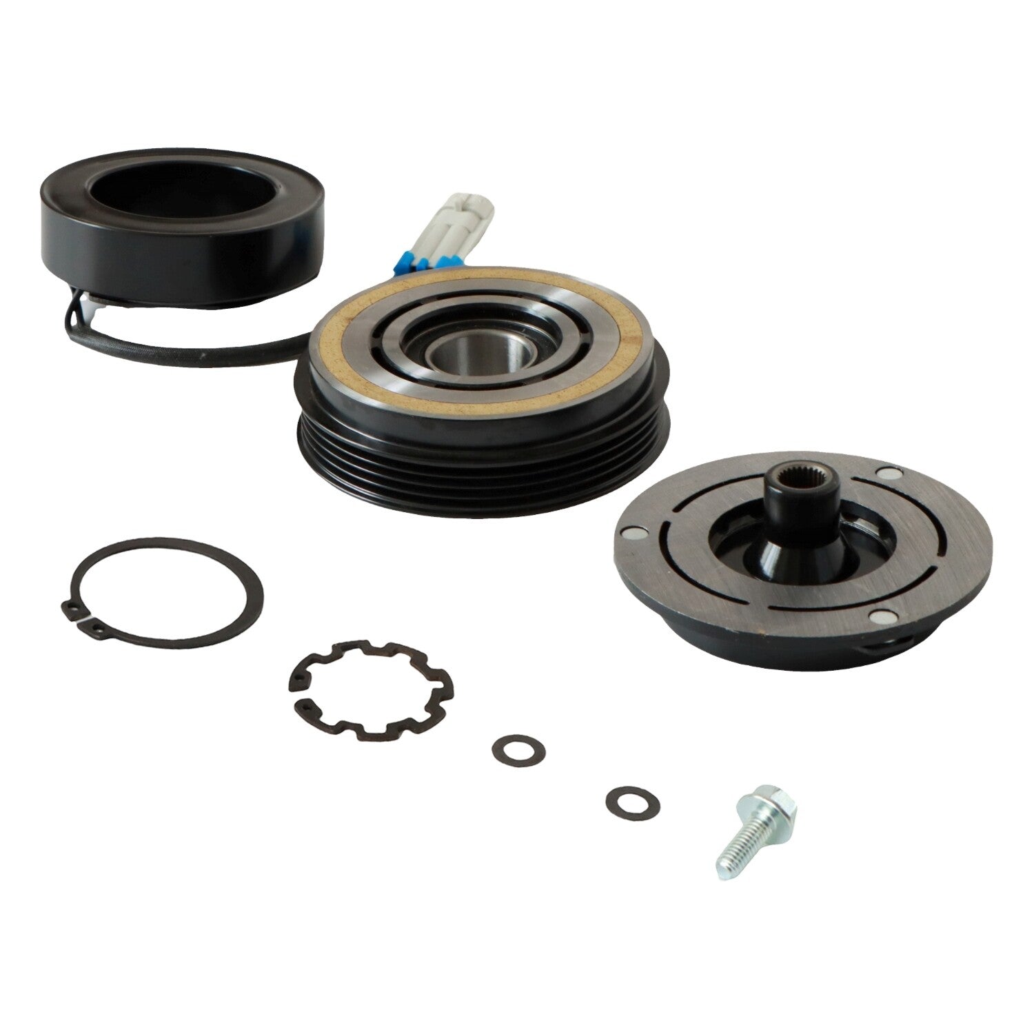 Air Conditioning Compressor Clutch Kit for CHEVROLET SILVERADO 2000 -2013 10S20F