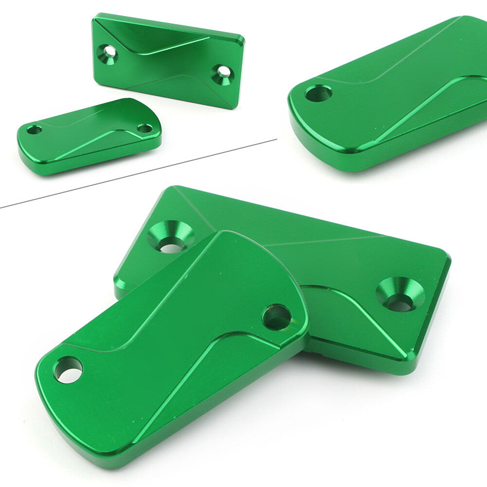 Fit for Kawasaki KLX125 KX250F KX450F Front Rear Brake Reservoir Fluid Cover Cap UK