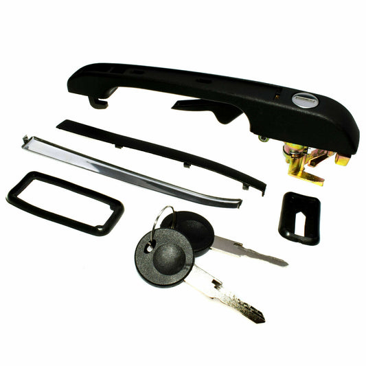 for VW for Golf for Jetta Rabbit 191837206A New Outside Door Handle W/ Keys Front Right