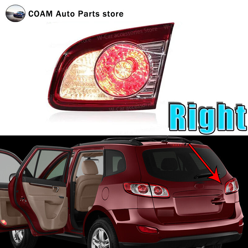 Red rear LED inner taillights for Hyundai Santa Fe 2010-2012
