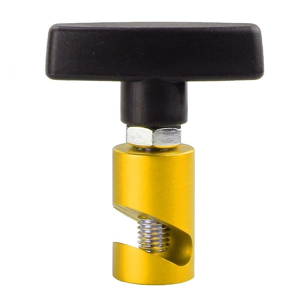 2X Gold Automotive Hood Car Lift Rod Support Clamp Shock Strut Stopper Retainer