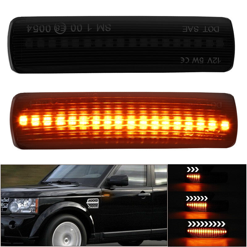 Side Marker Dynamic LED Signal Light for Range Rover Sport Discovery LR3 LR4 LR2