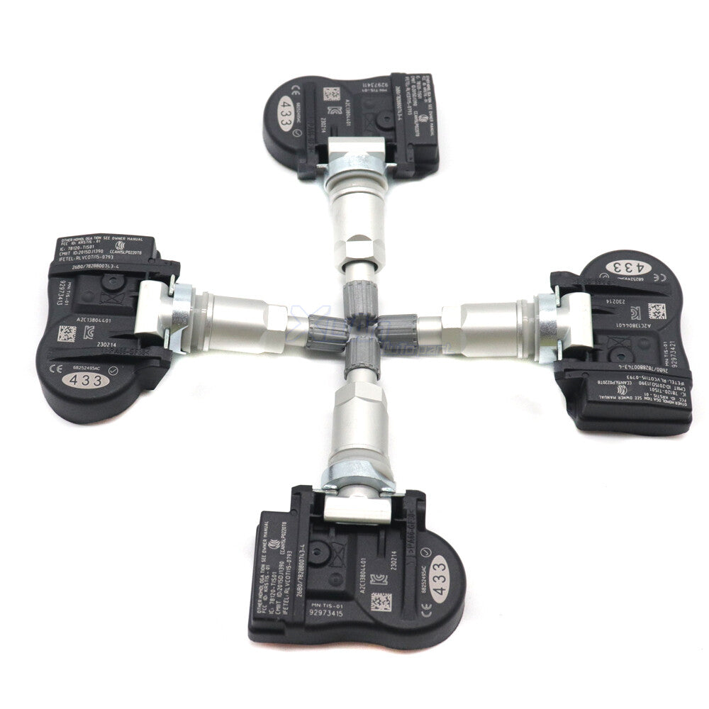 4-pack TPMS for Dodge Durango SRT 18-20 Tire Pressure Monitoring Sensor 68252495AC