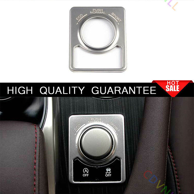 for Lexus RX350 450h 2016-19 Silver Steel Driving Mode Switch Button Cover Ring