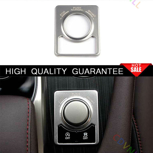 for Lexus RX350 450h 2016-19 Silver Steel Driving Mode Switch Button Cover Ring