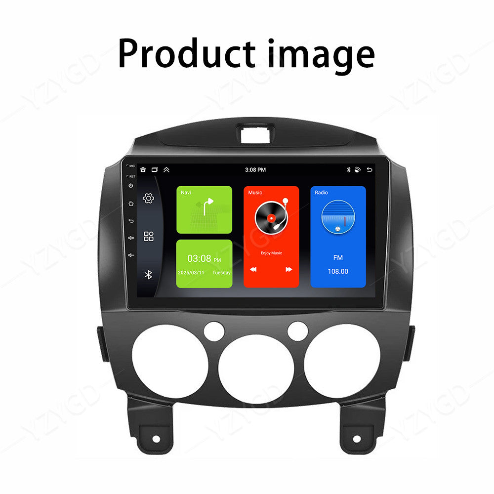 for Mazda 2 2007-2014 Carplay Car Stereo Radio Android 14 2GB+32GB GPS Navi WIFI