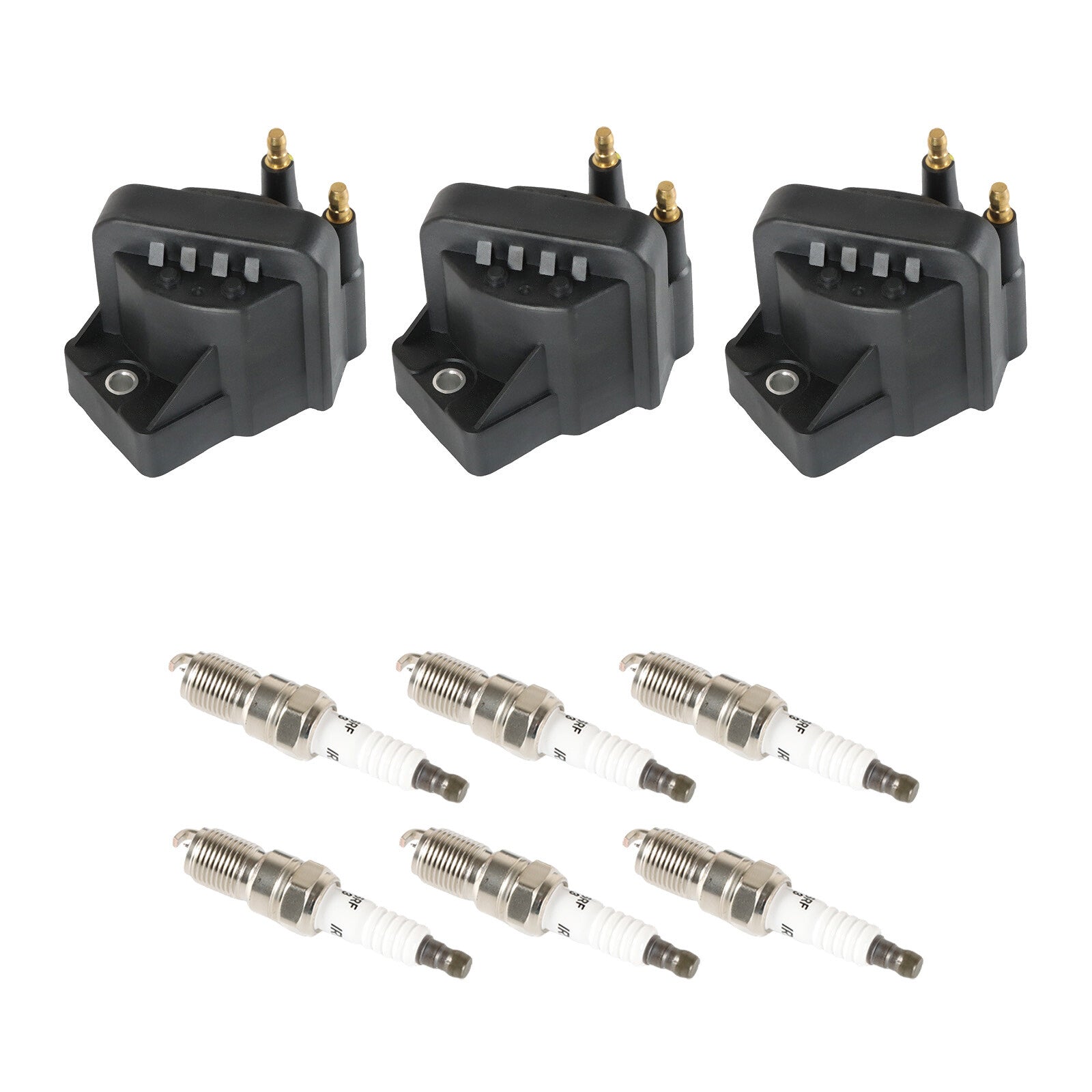 Ignition Coils + Iridium Spark Plug for Chevrolet Monte Carlo 2000-05 3.8L DR39