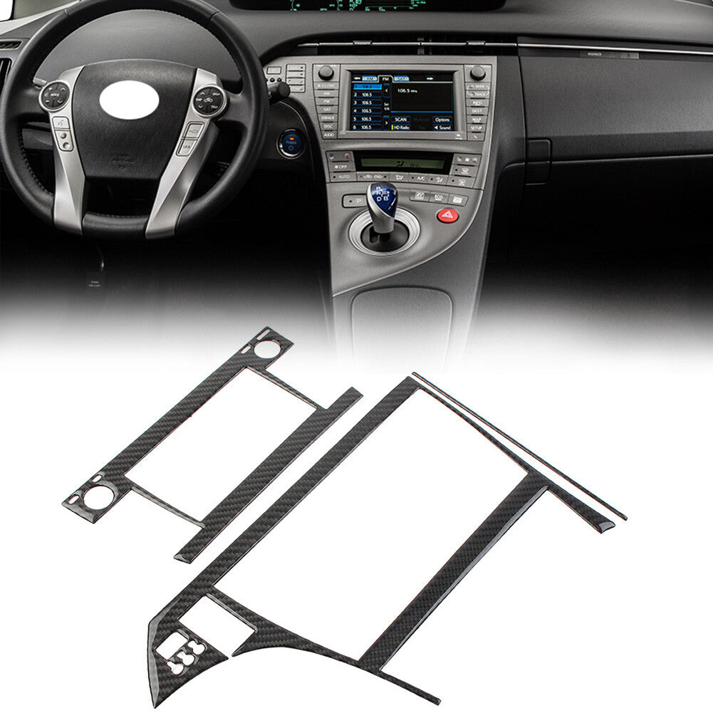 for Toyota Prius 12-15 3x LHD Center Console Radio Navigation Display Cover Trim