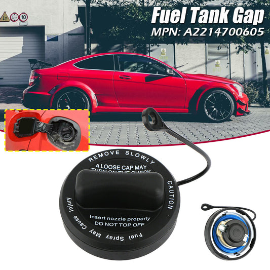 Fuel tank gas filling cap suitable for Mercedes-Benz C-Class, CL-Class, CLS-Class, EG-Class, GLK-Class, SL-Class, a2214700605