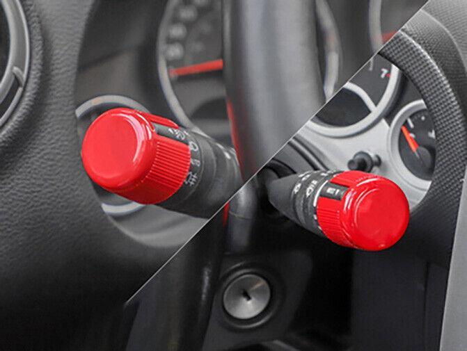 Fit for Jeep for Wrangler JK 2011-2017 Bright Red Steering Wheel Control Rod Sleeve