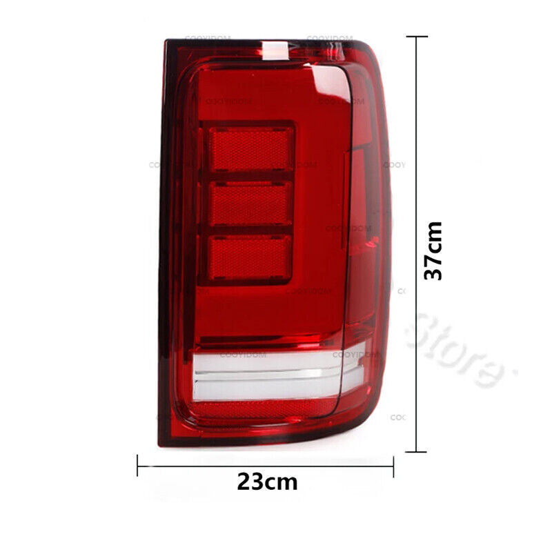 Suitable for Volkswagen Amarok V6 2009 - 2020 LHRH LED taillights, brake lights, and turn signals.