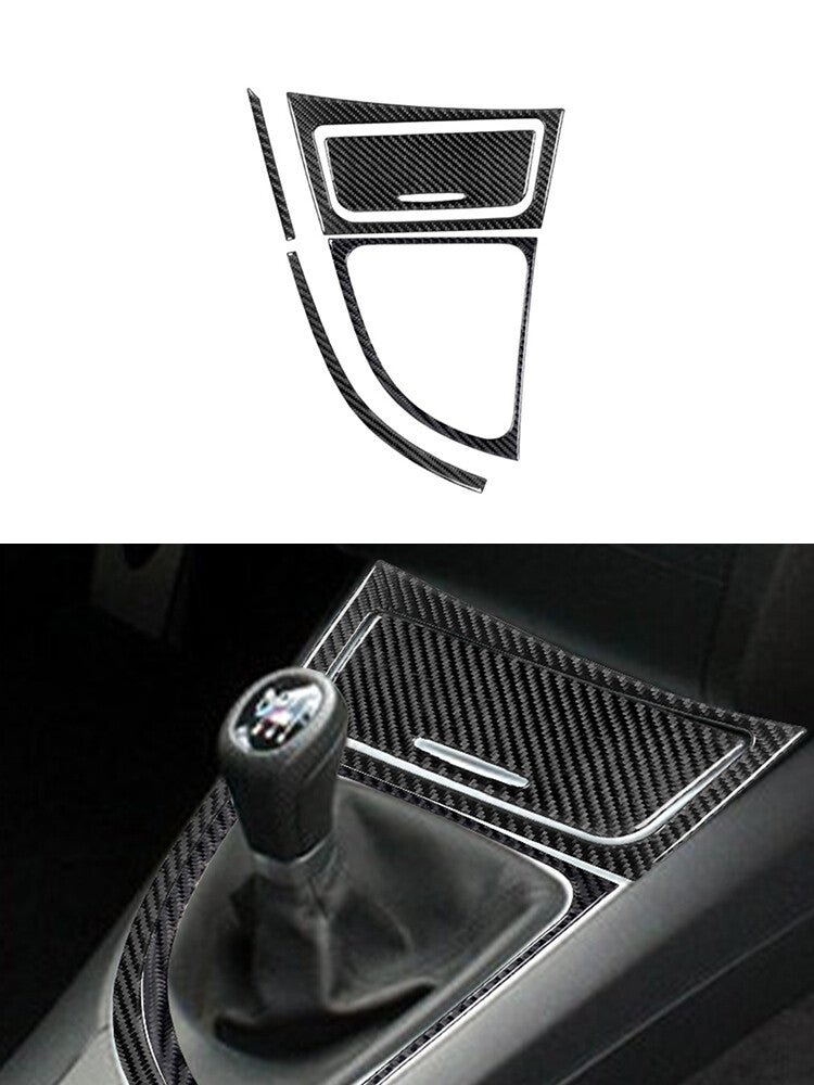 5Pcs Console Gear Trim Cover for BMW 1 Series Convertible E82/E88 2008-2013