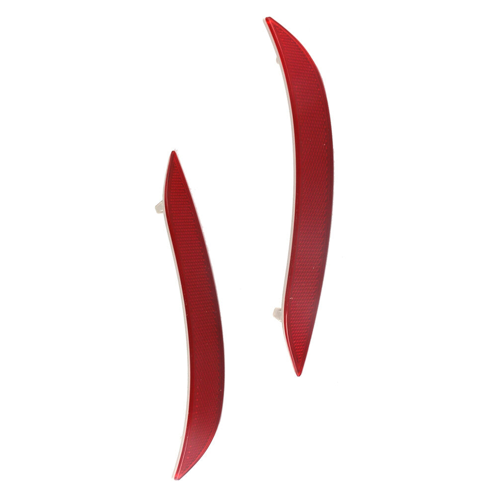 One pair of red rear bumper reflectors for BMW E84 X1 2013 2014 2015
