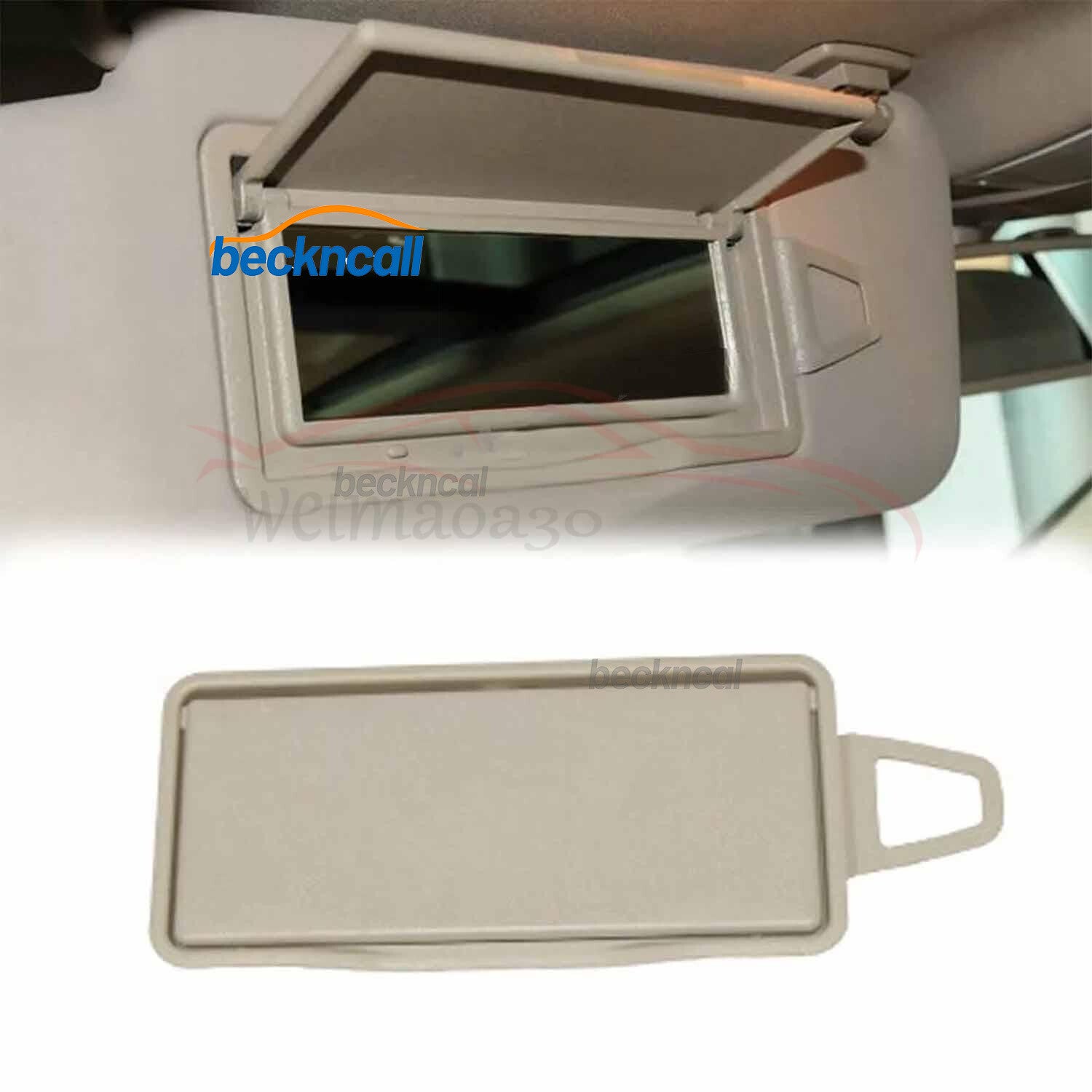 Beige Left Side Sun Visor Mirror Frame Cover for Mercedes-Benz E Class W212 W218