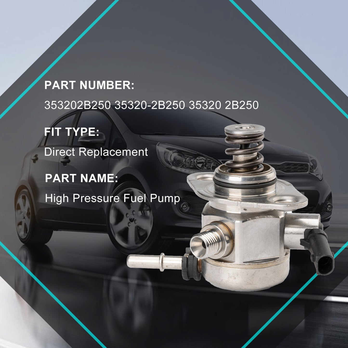 1x High Pressure Pump for Hyundai Sonata for Kia Soul Rio 2017-2019 1.6L 35320-2B250