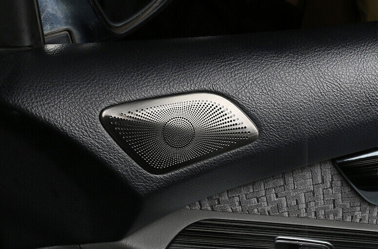 for Toyota Prado FJ/LC150 2003-2009 Inner Door Speaker Black Steel Cover Trim 2X