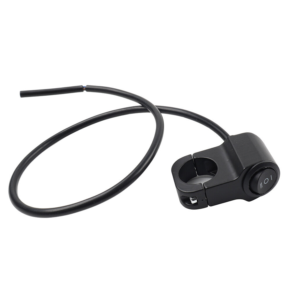 Black Motor Handlebar 7/8 On Off Switch ATV Headlight Fog Spot Light Waterproof