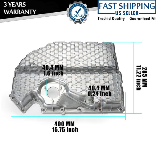 The lower engine oil pan aluminum is suitable for Volkswagen GTI, for Golf for Tiguan , for Audi A3 TT 06K103600R