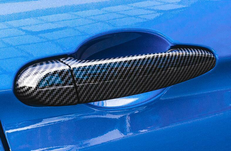 for BMW F30 F35 2013-2018 2019 ABS Carbon Fiber Outside Door Handle Cover Trim