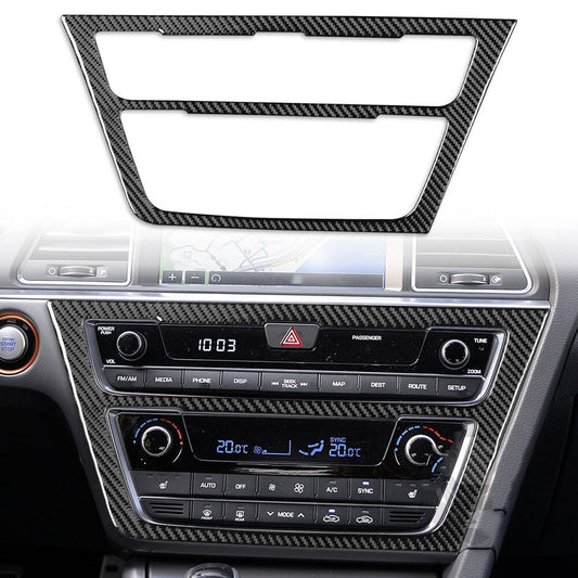 Carbon Fiber Car Panel Cover Trim for Hyundai For Sonata 9th New 2015-2017