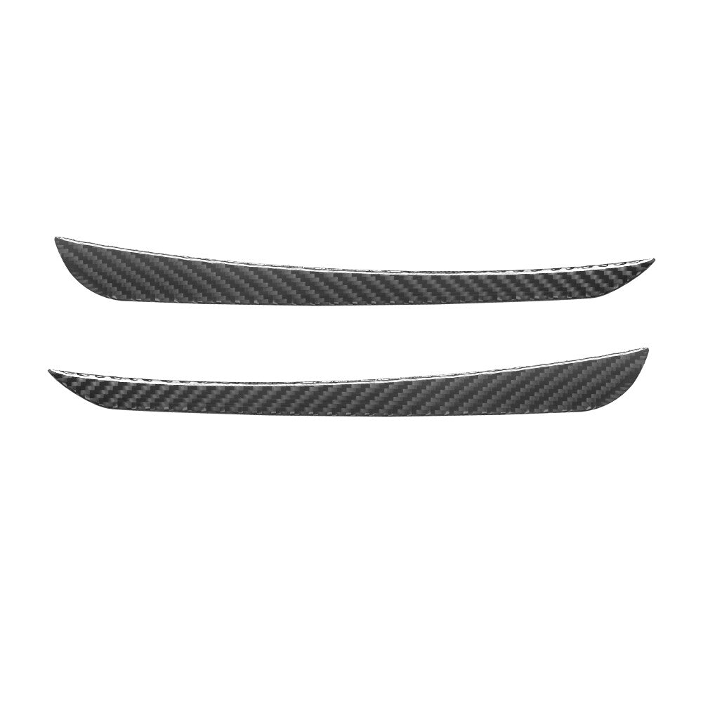 Carbon Fiber Front Headlight Eyebrows Cover Trim for Mercedes G-Class 2013-2018