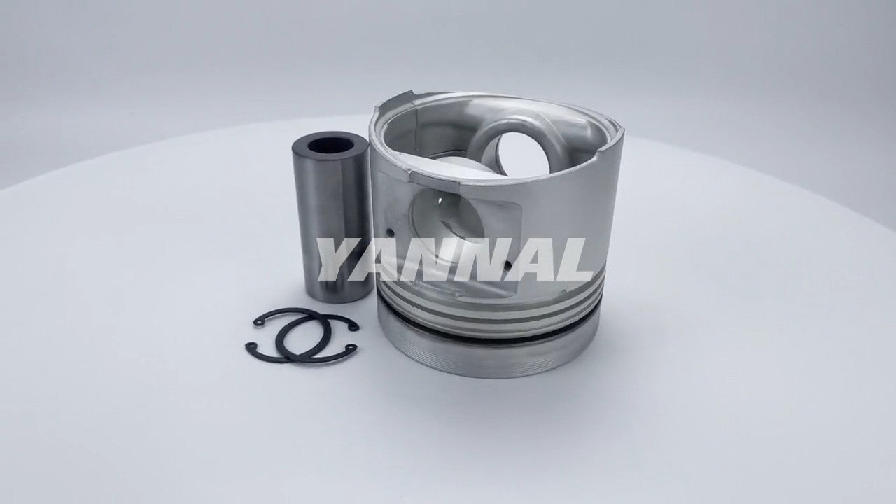 6-piece 8370 piston kit STD for Isuzu 6HE1 engine