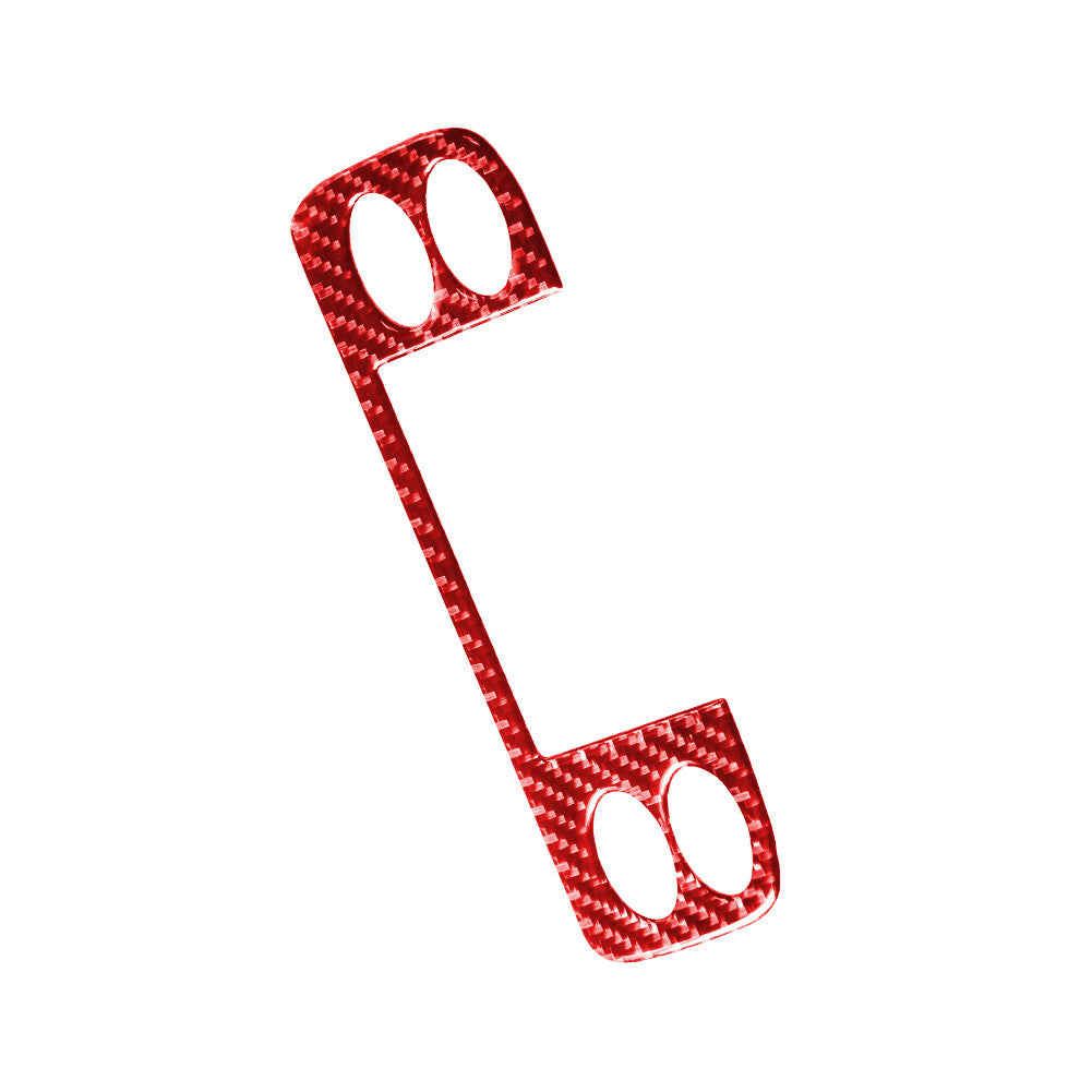 Red Carbon Fiber Power Window Control Cover Trim for Porsche Boxster 1998-2004