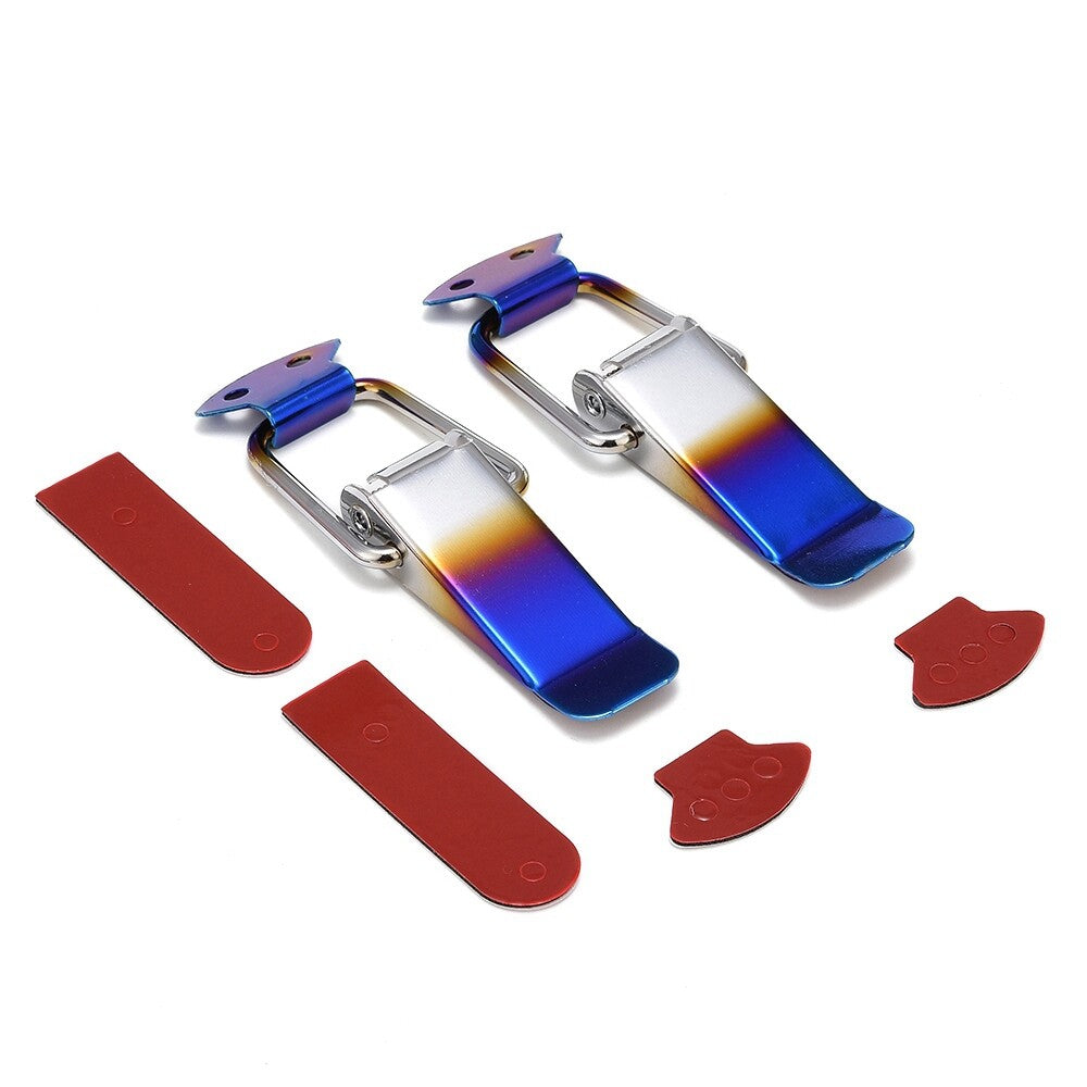 Small Car Bumper Security Hook Lock Clips Kit Quick Release Hook Clips Decor BU