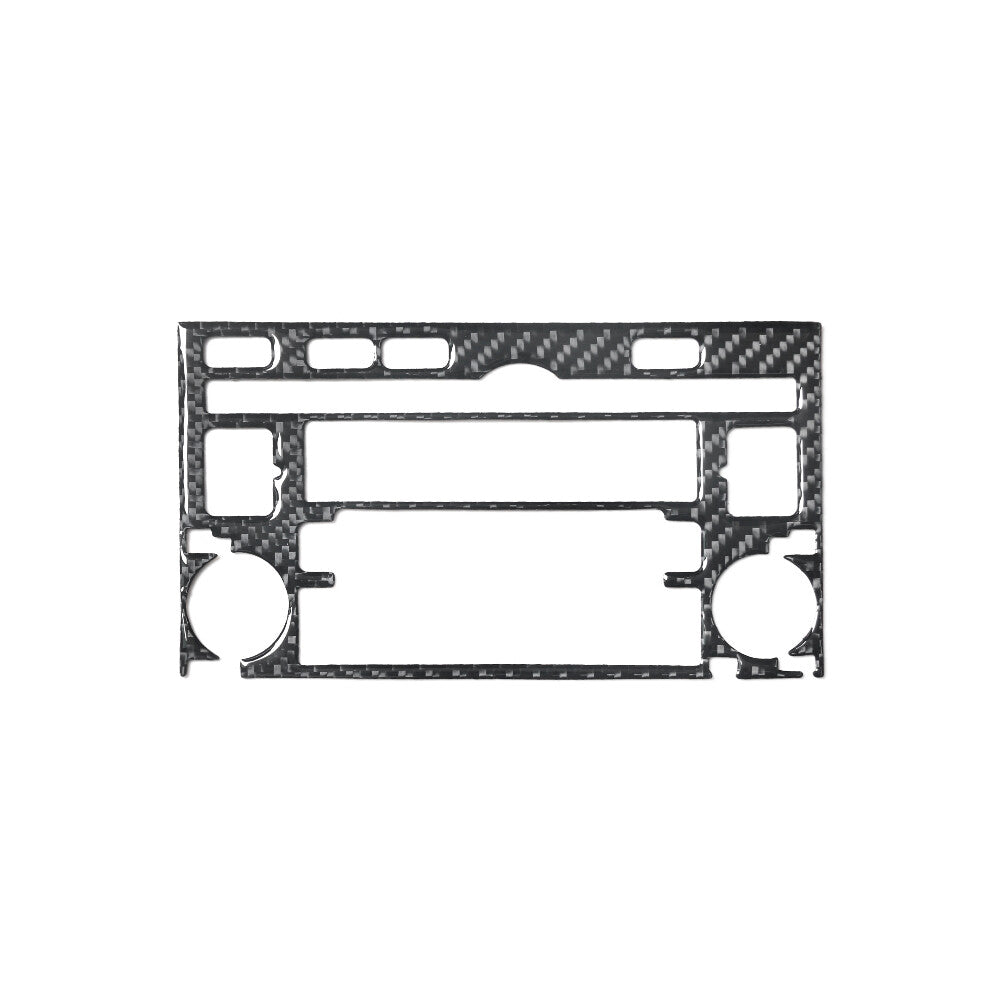 Carbon Fiber Radio With CD Player Type A Cover Trim for Hyundai Azera 2006-2011